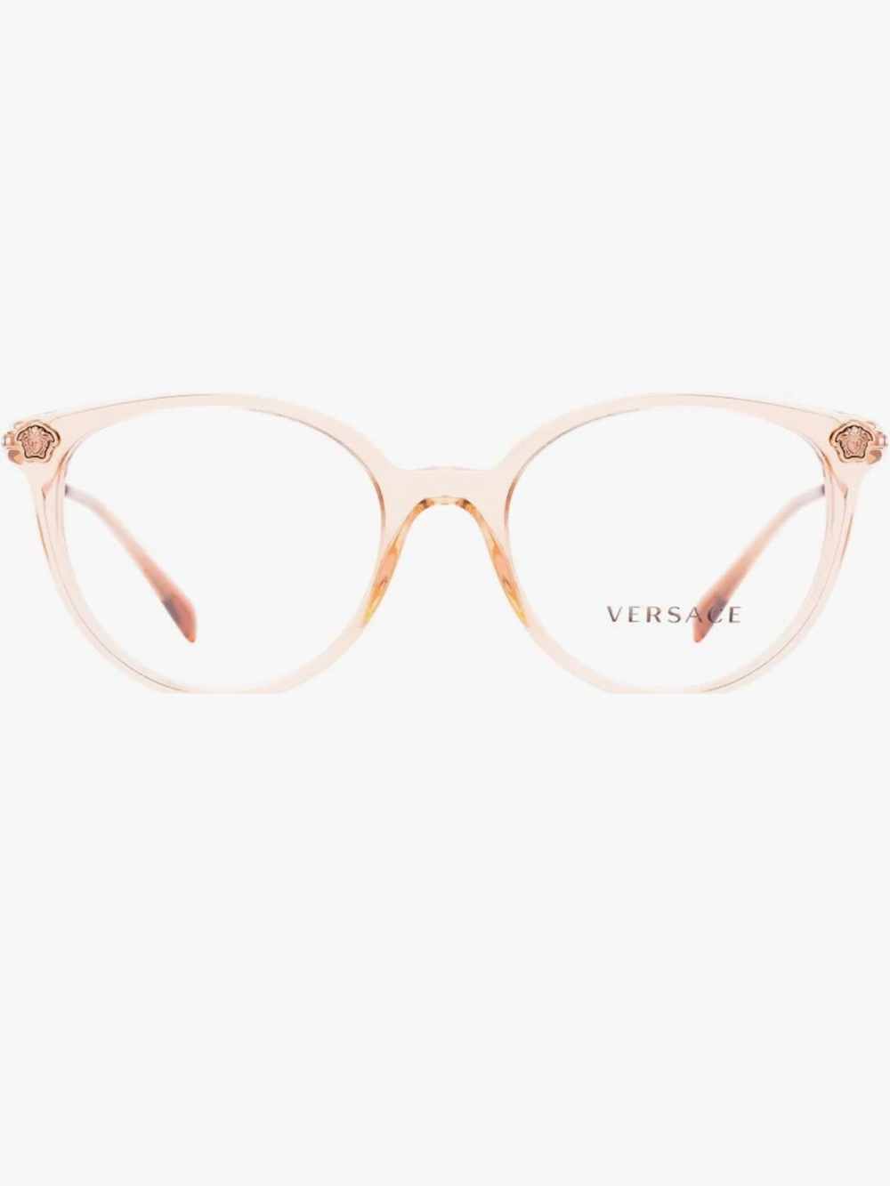 Versace VE3251B Transparent Peach Glasses with Original Case